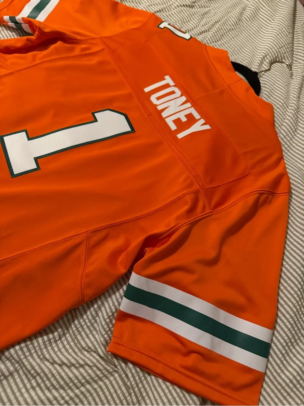 Malachi Toney #1 Jersey Miami Hurricanes
